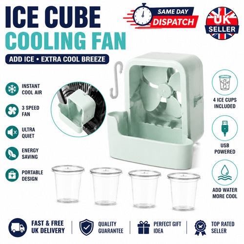 Electric fans ice - ice, cube