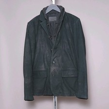 ALL SAINTS Leather Blazer