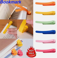 3Pcs Silicone Page Flipping Automatically Follows Book Marks for School UK