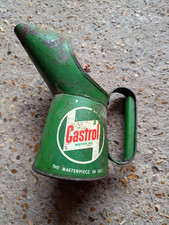 Castrol metal oil pouring can jug 0.5 litre