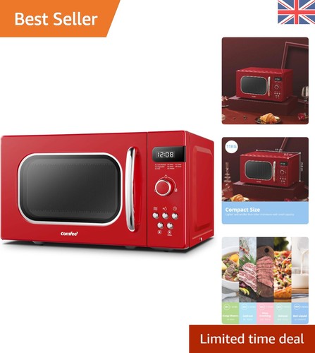 Retro style 800w 20l microwave - retro,