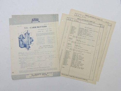 1957 amal carburetor - amal, parts