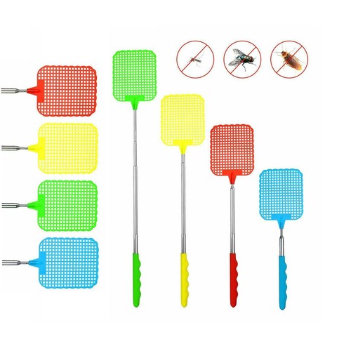 Extendable fly insect swatter - extendable,