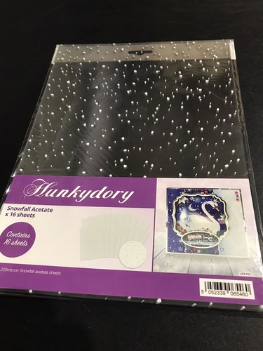 Hunkydory snowfall acetate - snowfall,