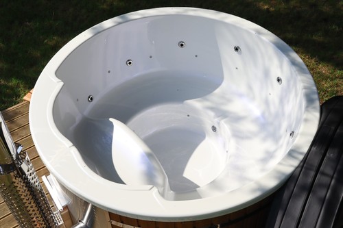Wood fired hot tub garden - fired, /