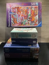 5 X 500 PIECE JIGSAW JOBLOT BUNDLE - ALL COMPLETE.              1