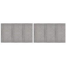 2Pcs 50x33cm Plastic Mesh Canvas Sheet Blank Canvas 4mm Hole Knit Crochet Mesh