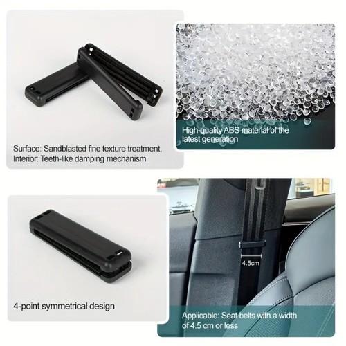 Pcs seat belt adjuster clip - belt,