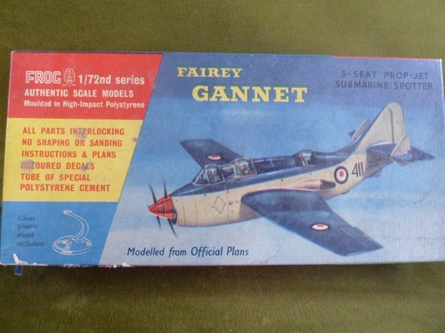 Frog fairey gannet - frog, 1/72.