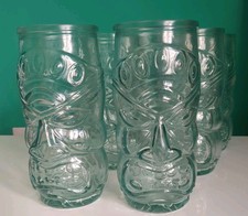VIDRIOS San Miguel recyled Tiki clear cocktail Glasses 6.5 "  glasses set of 6 