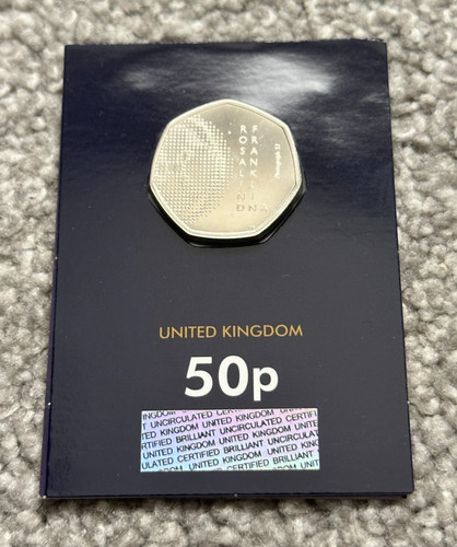 2020 rosalind franklin unc 50p - franklin,
