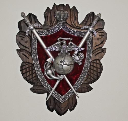Vtg marine corps coat of - us,