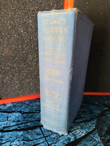 Stone justices manual 1956 - justices',