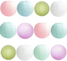 Mixed New Round Paper Lanterns