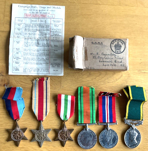 Ww2 british africa italy star - ww2,