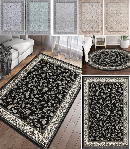 Traditional floral area - traditional, rug