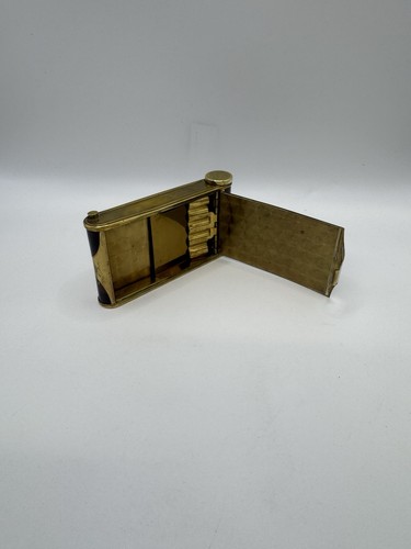 Vintage brass lipstick holder - brass,