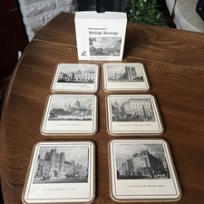 Pimpernel British Heritage Coasters X 6 London Engravings in Original Box
