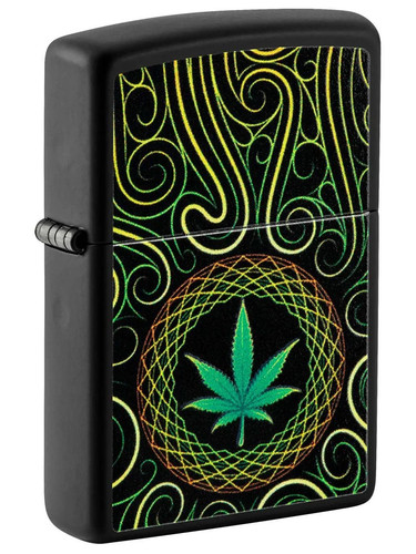 Zippo 49915 cannabis leaf - zippo,