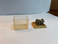 Peru Pyrite Fool's Gold in Display Case - Collectors Mineral Sample