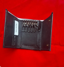 Black Leather Key Holder / Key