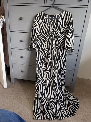 Animal print long dress - animal,