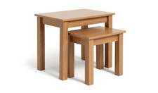 Apley Nest of 2 Tables - Oak Effect