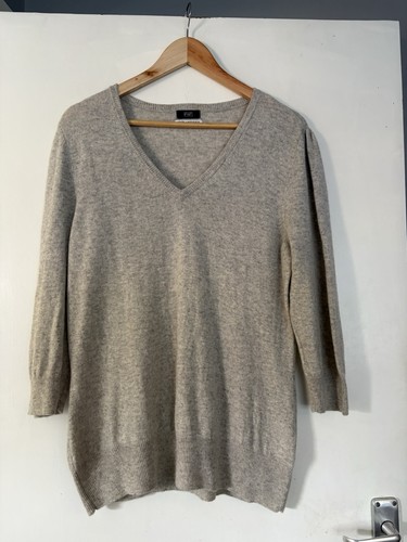 Grey neck cashmere - f&f,