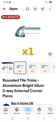 Rounded tile trim - tile,