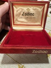 Zodiac Red Vintage Watch Box