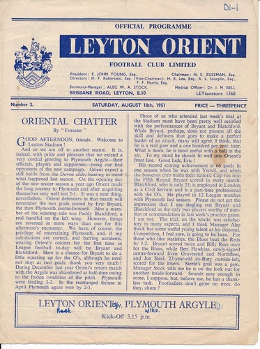 Leyton orient plymouth - v,