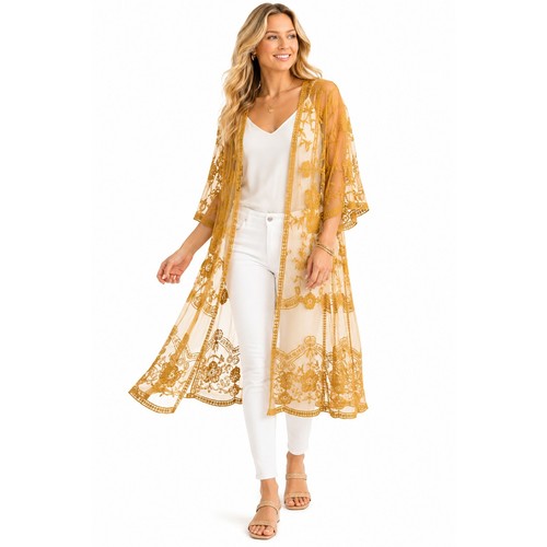 Dizzy lizzy kimono - kimono, m