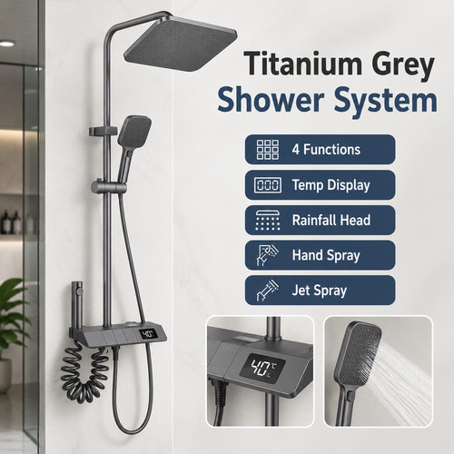 Luxury thermostatic shower - luxury,
