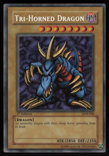 Tri horned dragon - tri-horned, (lob-000)