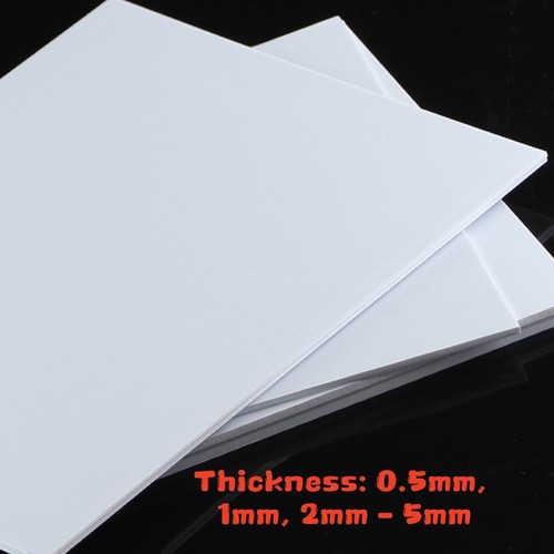 White abs plastic sheet plate - plastic,