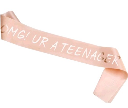Rose gold 13th birthday - birthday, "omg