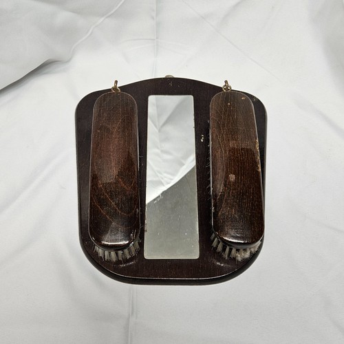 Vintage wooden clothes brush - wooden,
