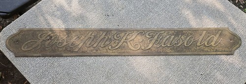 Joseph fasold jewelers - 36",
