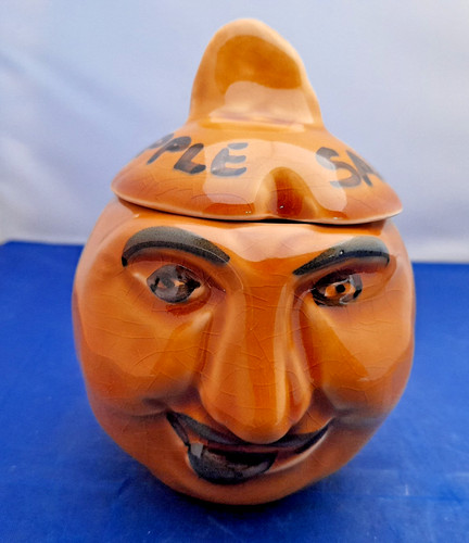 Vintage face pot - vintage,