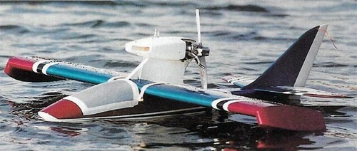 Bertie floatplane flying - flying, boat