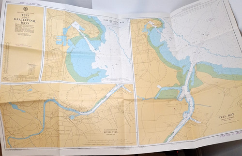 Admiralty chart 2566 - 2566, tees