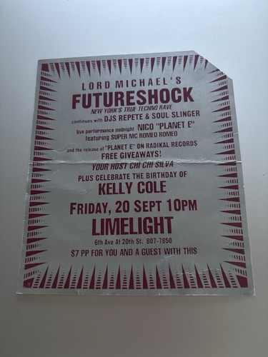 Vintage rave flyer limelight - ,
