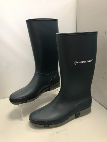 Men dunlop navy - blue, wellies