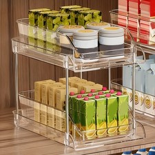 2 Tier Pull Out Basket Under