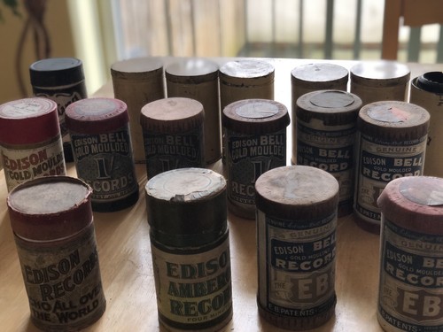 Phonograph cylinder records - phonograph,