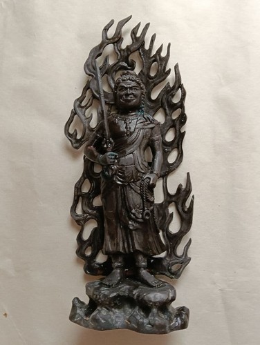 Japanese fudo myoo - acala, metal