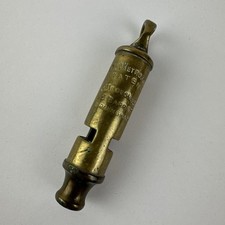 Victorian Brass The Metropolitan Pattern J Hudson & Co Police Whistle