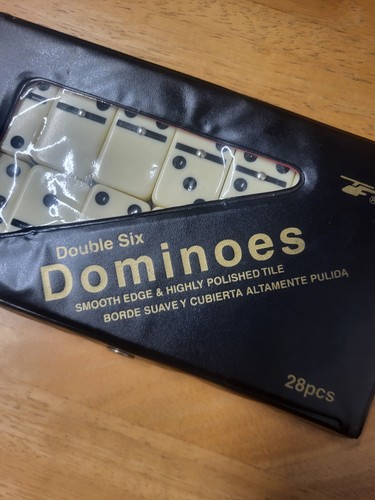 Double six dominoes set with28