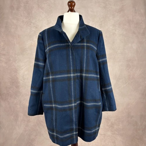 Bonmarché navy check - bonmarché, longline