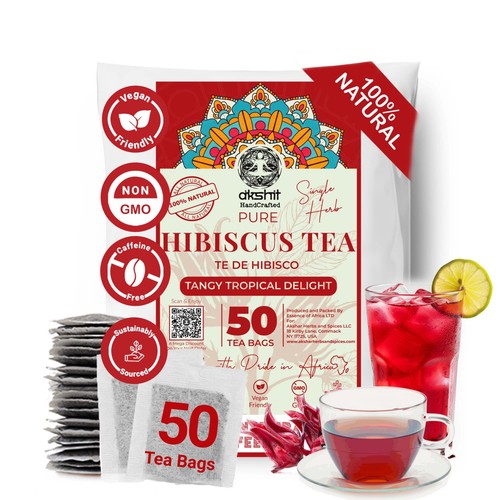 Hibiscus tea bags 100 - tea, 100%